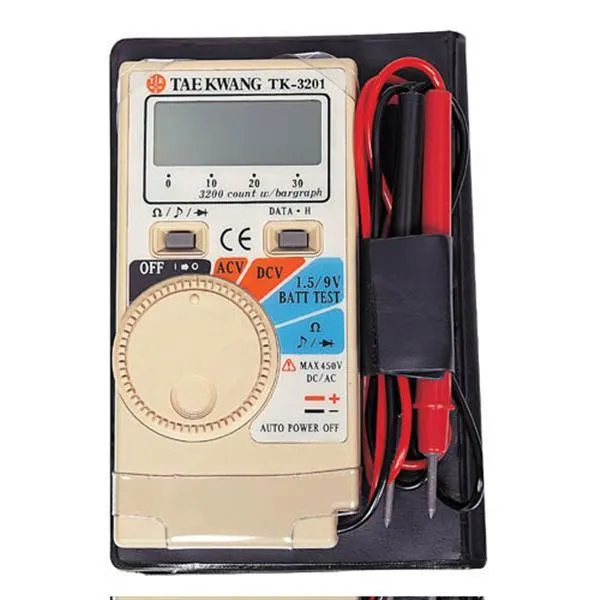 태광전자 전문가용디지털포켓테스터기 TK-3201 500V 가격비교 규격표