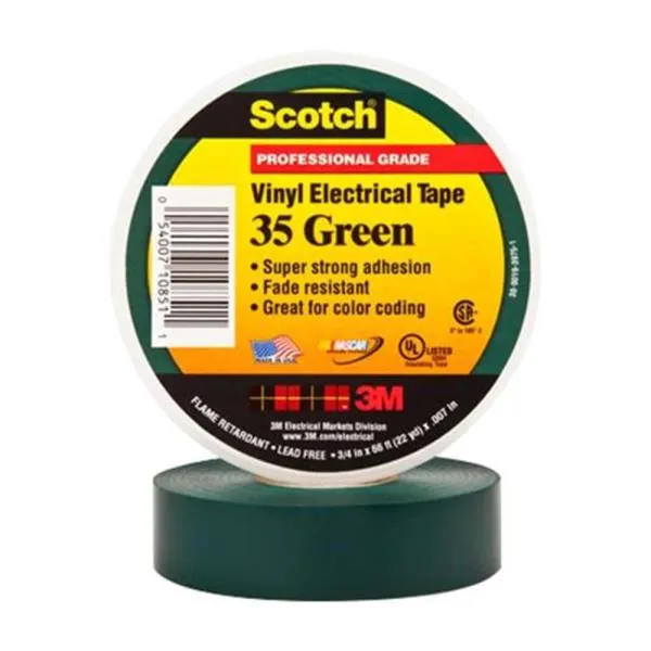 3M 전기 절연테이프 35 녹색 가격비교 규격표