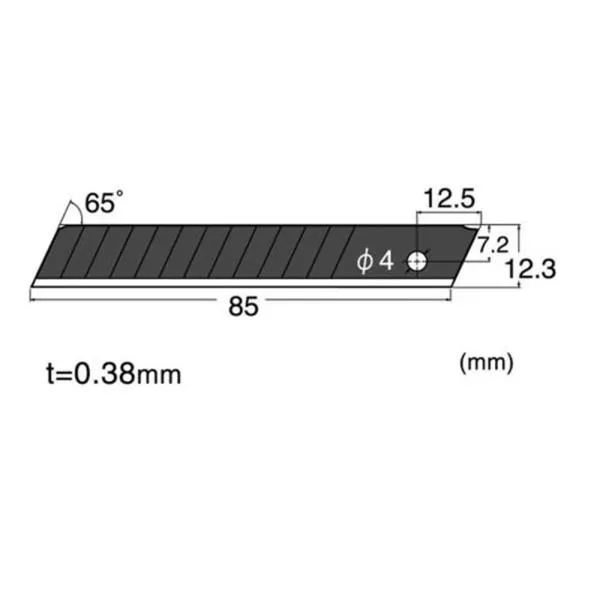 NT 커터칼날 BH 23P 12.3mm 컷팅기 컷터 절단기 가격비교 규격표