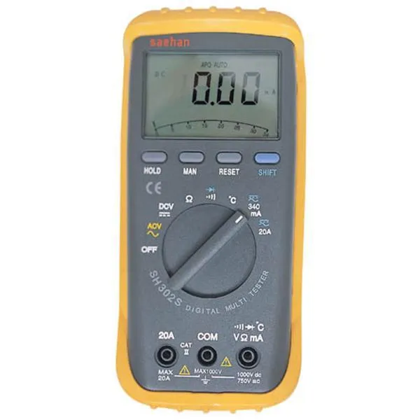 새한 디지털 테스터기 SH-302S AC750 / DC1000V 가격비교 규격표