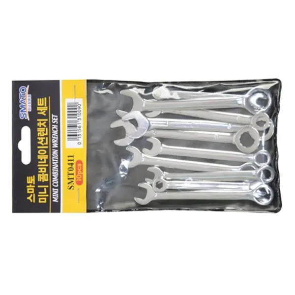 스마토 미니콤비네이션 렌치세트 SMT0411 10pcs 셋트 조합 렌찌 가격비교 규격표
