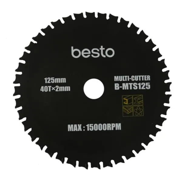 한도 멀티용 팁쏘 B MTS125 125×2.0mmx40T(내경15mm) 팁쑈 팁쇼 톱날 가격비교 규격표