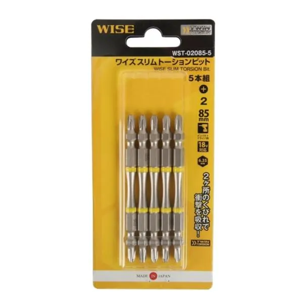 와이즈 토션비트-슬림 WST-02085-5 NO2x85mm 가격비교 규격표