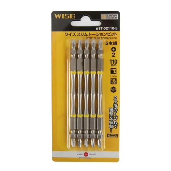 와이즈 토션비트-슬림 WST-02110-5 NO2x110mm 가격비교 규격표