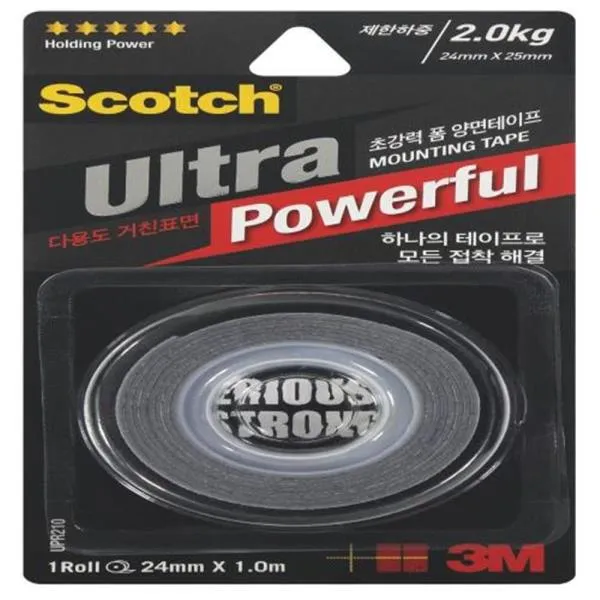 3M 초강력 다용도 폼 양면테이프 UPR210 24mm 가격비교 규격표
