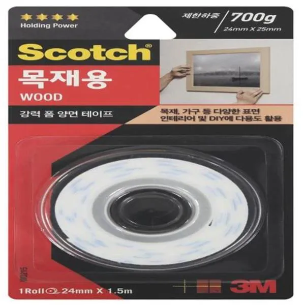 3M 강력 폼 양면테이프-목재용 WD215 24mm 가격비교 규격표