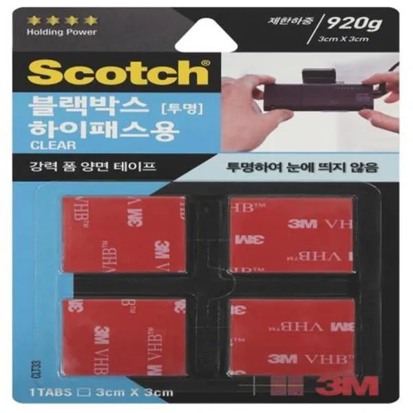 3M 강력 자동차 투명 폼 양면테이프 CLT33 30mm 가격비교 규격표