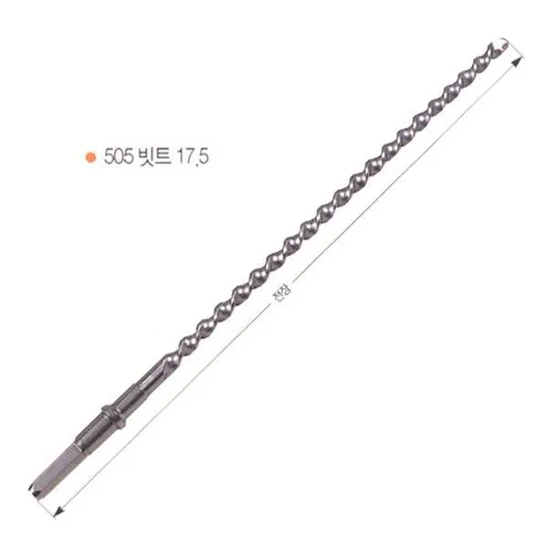 태양파워 육각타입 4날 콘크리트비트 12.7mm 505mm 기리 날 빗트 가격비교 규격표