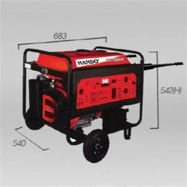 한도 산업용 발전기-키시동 HD5500DE 5.0KVA 레저 전기 캠핑 가격비교 규격표