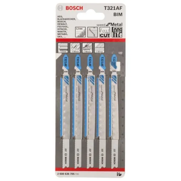 보쉬 철재용 직쏘날 T321AF 132mm 절삭 직소 날 가격비교 규격표