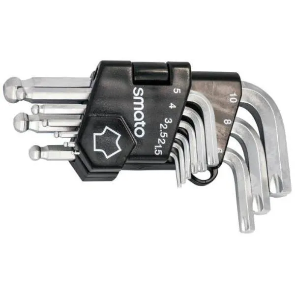 스마토 볼렌치세트-리무버타입 BWS 9SR 1.5, 2, 2.5, 3, 4, 5, 6, 8, 10mm 렌찌 공구 수 가격비교 규격표