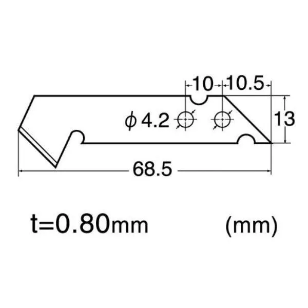 NT 아크릴칼날 BP-400P 13mm 가격비교 규격표