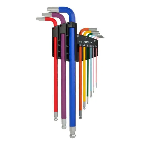 썬키 매직엑스트라 롱볼렌치세트 SPW 9LC 1.5, 2, 2.5, 3, 4, 5, 6, 8, 10mm 수 공구 렌찌 가격비교 규격표