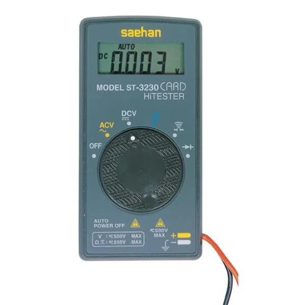 새한 디지털 테스터 ST-3230(=SH-3230) AC/DC 500V 가격비교 규격표