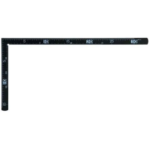 블루텍 직각자-흑색도장 BD SQ150B 150mm 길이 측정 계측 가격비교 규격표