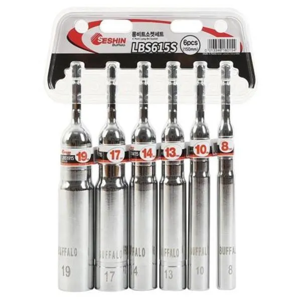 세신버팔로 롱비트소켓 세트 LBS615S 6pcs 빗트 복스 렌치 가격비교 규격표