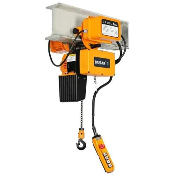 대산호이스트 전동체인호이스트 삼상380V EDLM-125-3 삼상380V 가격비교 규격표