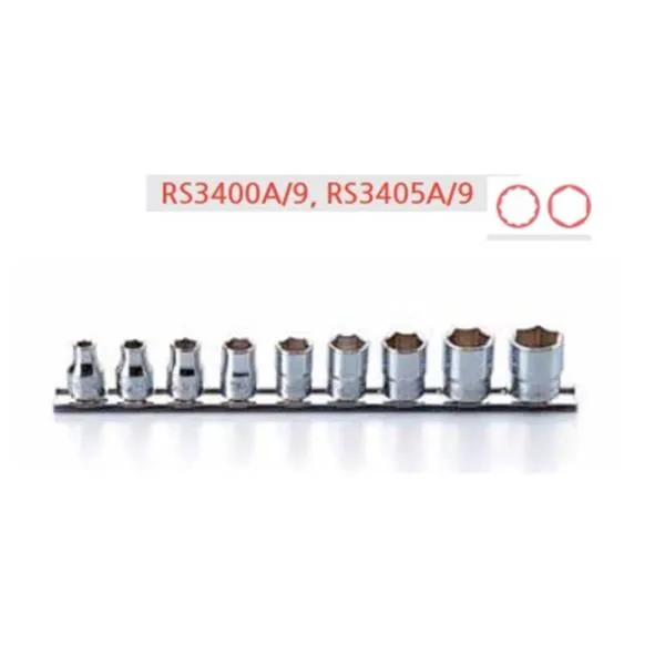코켄 3/8SQ 소켓레일세트-12각 RS3405A/9 9pcs 가격비교 규격표