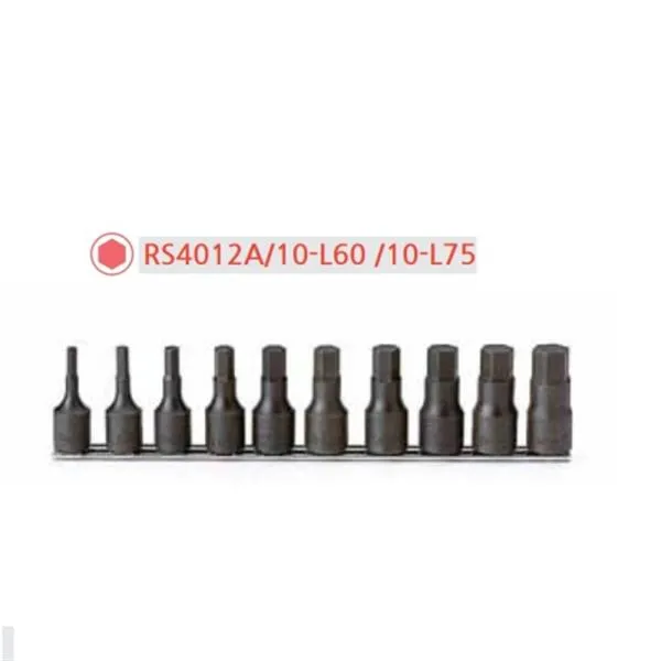 코켄 1/2SQ 육각비트소켓레일세트 RS4012A/10 L75 10pcs 렌치 복스 빗트 가격비교 규격표