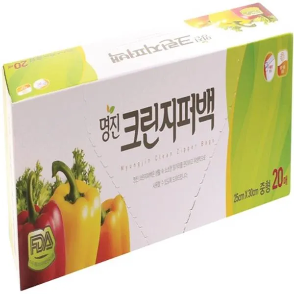 명진 크린지퍼백 중 250mm 가격비교 규격표