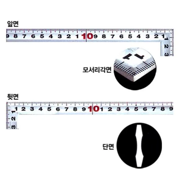 신와 철공용 직각자 S 10030 25 x 50cm 측정 공구 길이 가격비교 규격표