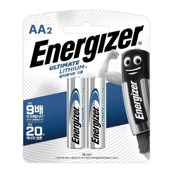 에너자이저 리튬 건전지 L91 BP2(AA)2PS 1.5V 가격비교 규격표