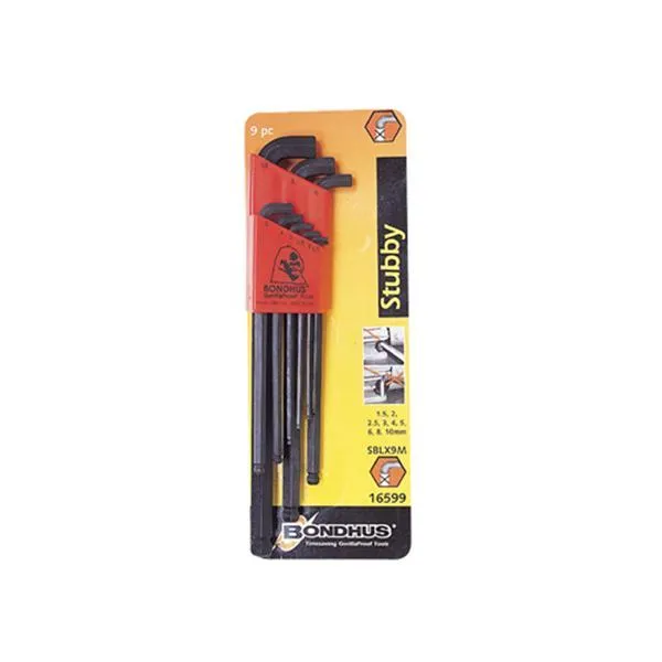 본더스 스터비볼렌치세트 16599 1.5-10mm 렌찌 랜치 수공구 가격비교 규격표
