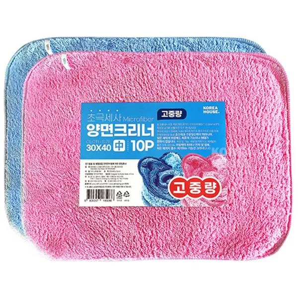 코리아하우스 극세사 고중량 양면크리너 블루-중 300mm 가격비교 규격표