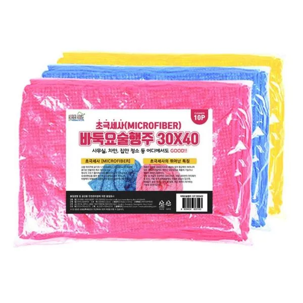코리아하우스 극세사 바둑요술 행주 블루 300mm 가격비교 규격표