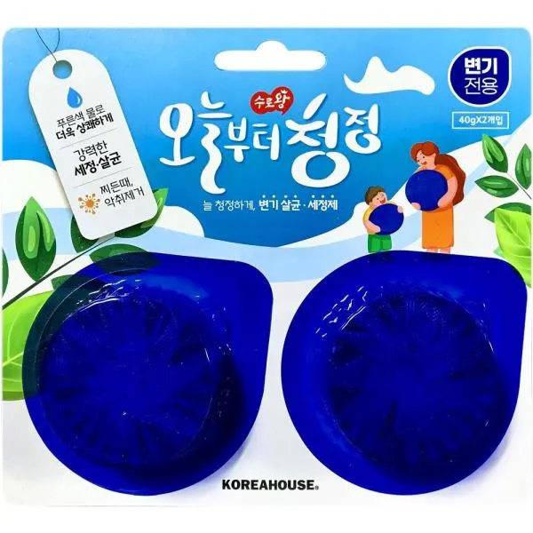 코리아하우스 변기세정제 40g x 2ea 오늘부터청정변기세정제 가격비교 규격표