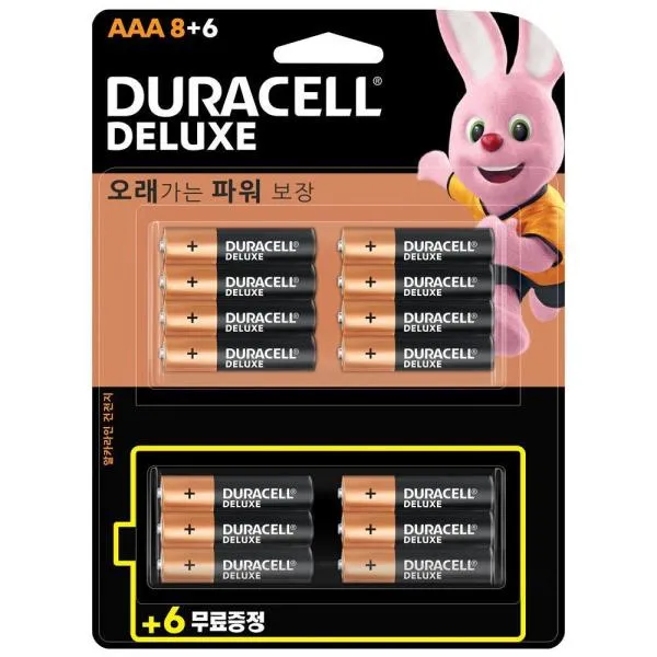 듀라셀 알카라인건전지-디럭스 LR03(AAA)14PS 1.5V 가격비교 규격표