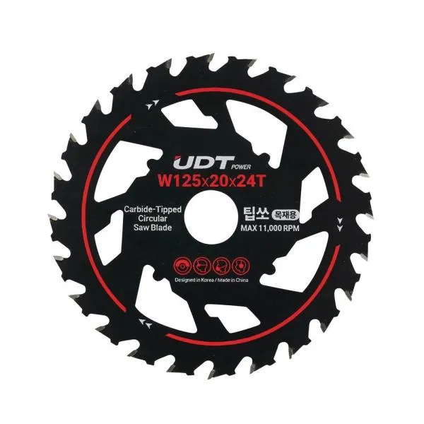 UDT 팁쏘 125mm 24mm 가격비교 규격표