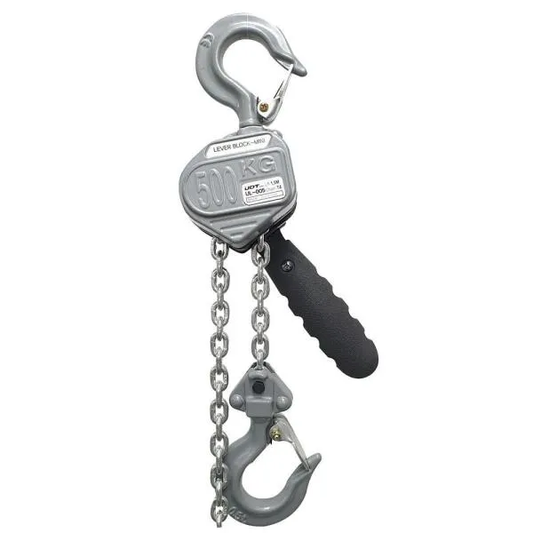 UDT 미니형 레버블록 UL 005 0.5t 레바블럭 공구 운반 가격비교 규격표