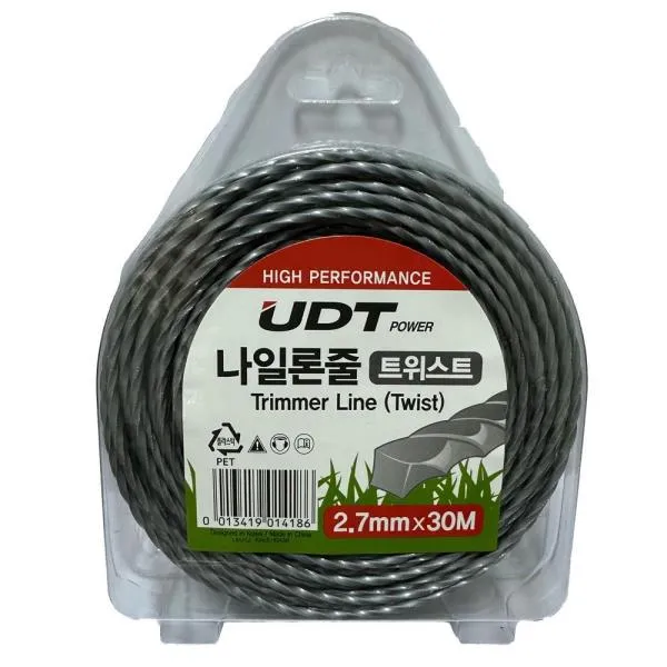 UDT 나일론줄-트위스트 사각 2.7m 30mm 가격비교 규격표