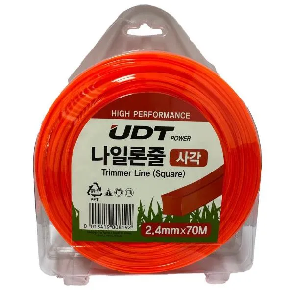 UDT 나일론줄-사각 70m 2.4mm 가격비교 규격표