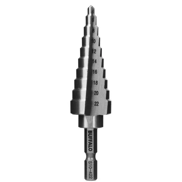 세신버팔로 직선형 스텝드릴-육각생크 S10-422(HEX) 4 – 22mm 가격비교 규격표