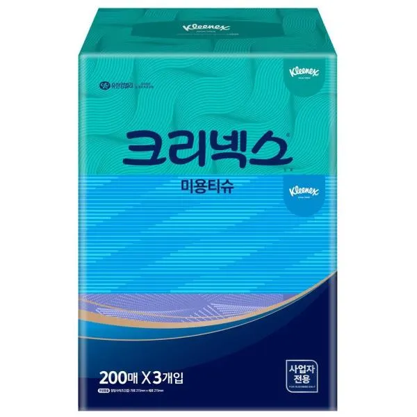 유한킴벌리 미용티슈 4600161 크리넥스 미용티슈 콤비 가격비교 규격표