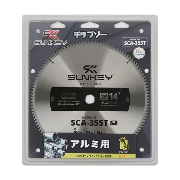 썬키 팁소-알루미늄용 SCA-355T 355mm 가격비교 규격표