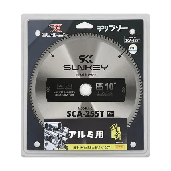 썬키 팁소-알루미늄용 SCA-255T 255mm 가격비교 규격표