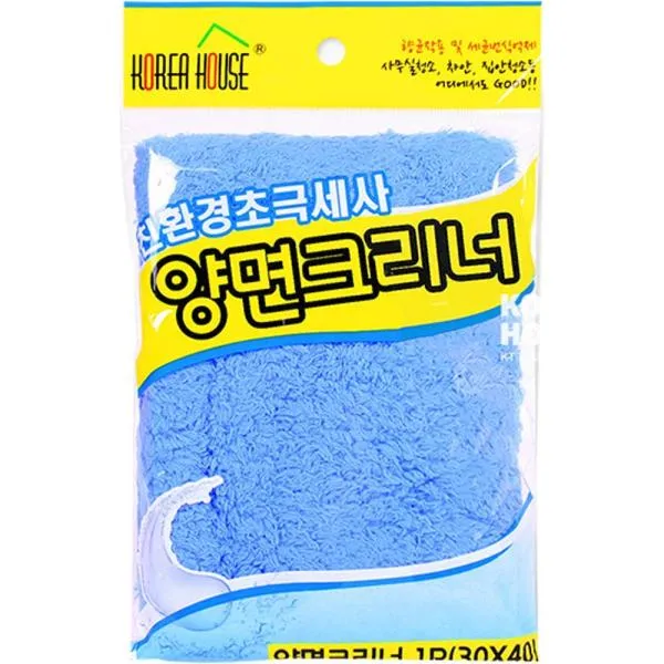 코리아하우스 극세사 청소포 극세사 양면크리너(1P) 블루 가격비교 규격표