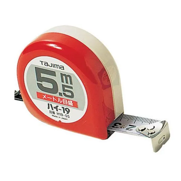 타지마 수동줄자 H19 55 5.5Mx19mm 길이 측정 수작업 가격비교 규격표