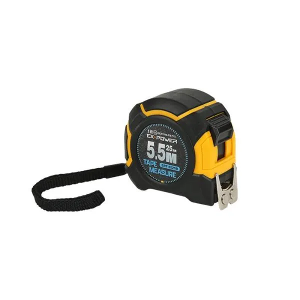 이엑스파워 고무줄자 ERT-5525B 5.5m 가격비교 규격표