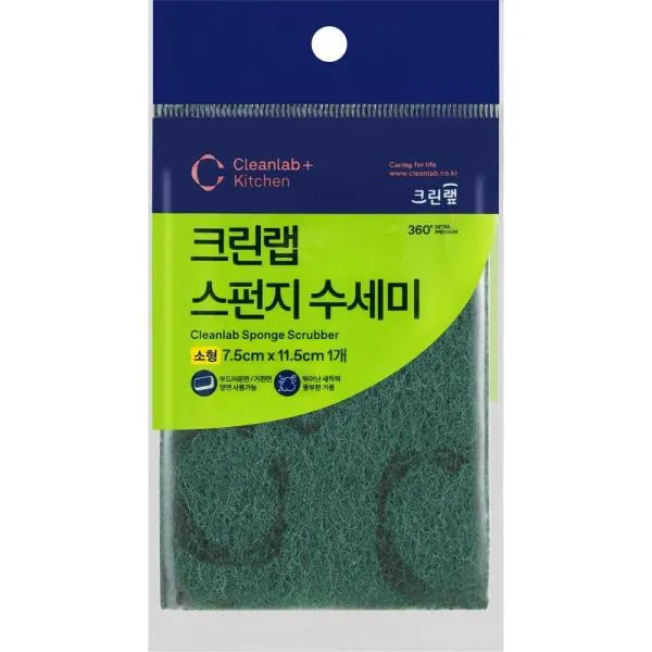 크린랩 수세미 스펀지 수세미(소) 7.5cm 가격비교 규격표