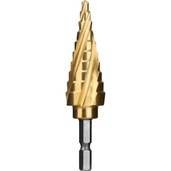 세신버팔로 4날 트위스트형 스텝드릴-육각생크 T10 – 422(HEX, TiN, 4F) 4 – 22mm 가격비교 규격표