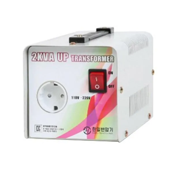 한일변압기 가정용 트랜스 – 승압 티코어 2KVA 650W 가격비교 규격표