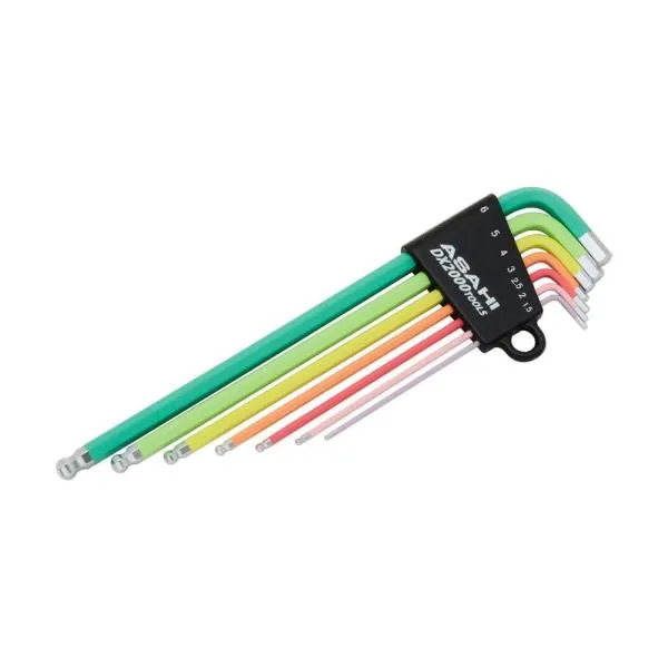 아사히 컬러 볼렌치세트 AQUS710 1.5, 2, 2.5, 3, 4, 5, 6mm 가격비교 규격표