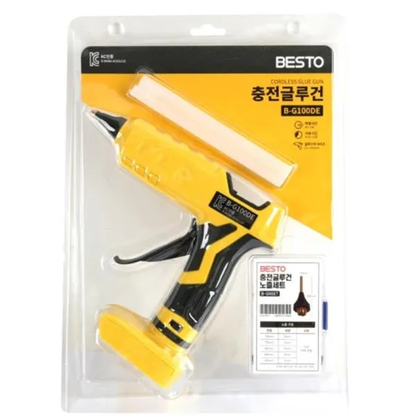 베스토 충전글루건-베어툴 B-G100DE DC18V/100W 가격비교 규격표