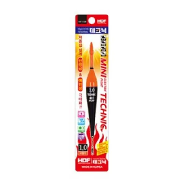 해동조구 낚시 테크닉 전자막대찌 오렌지 – 10입 0호 12.5cm 가격비교 규격표