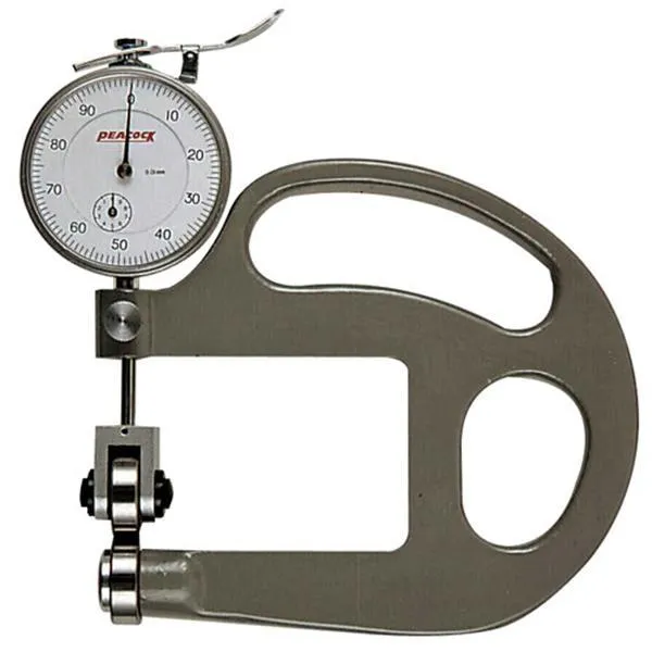 피코크 다이얼 치크니스 게이지(롤러타입) HR-1 0.01mm 가격비교 규격표