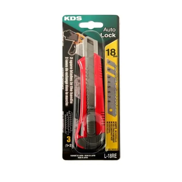 KDS 오토락컷터칼 L 18 210x80x27mm 절삭 공구 컷팅 가격비교 규격표